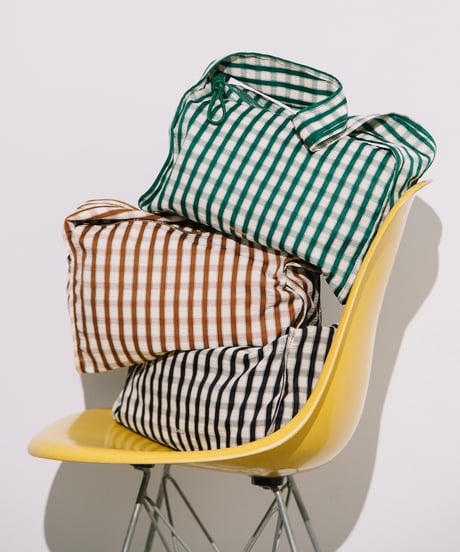 【B-25046】BEAURE ギンガムチェック HOBO BAG