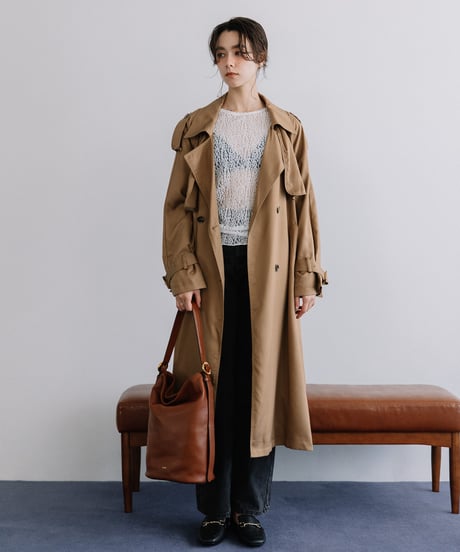 【B-25328】BEAURE Design Buckle Bucket ショルダー Bag