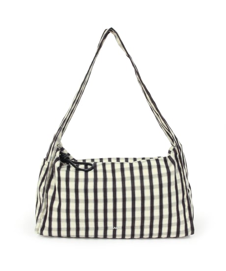 【B-25046】BEAURE ギンガムチェック HOBO BAG