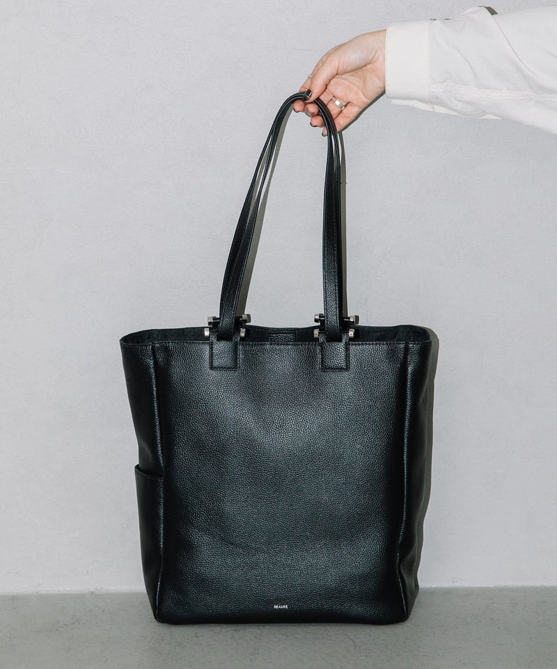 B-25025】BEAURE カウレザー ダブルハンドル A4 トート | BEAURE