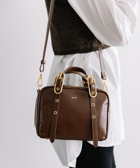 【B-25331】BEAURE Classical 2Way ボストン Bag