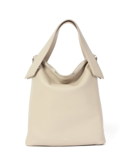 【B-25422】BEAURE リボン ディテール 薄マチ ショルダー Bag