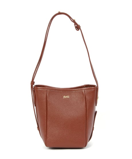 【B-25023】BEAURE カウレザー バケツ型 ワンマイル BAG