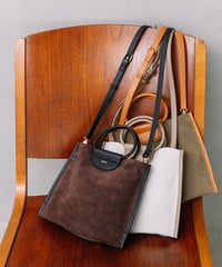 【B-25352】BEAURE Suede 2Way ショルダー Bag