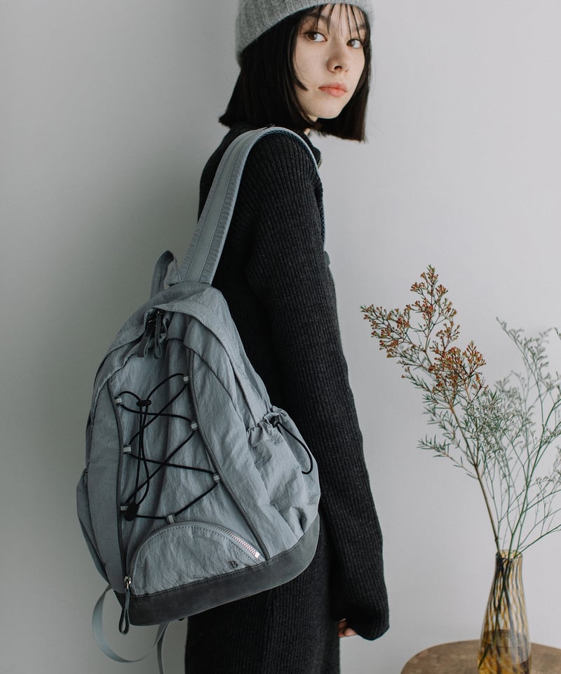 B-24353】BEAURE スエード コンビ ナイロン リュック | BEAURE OFF