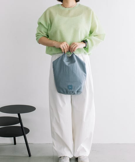 【B-25242】BEAURE 軽量 ナイロン 2Way Bucket Bag