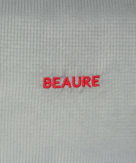 【B-26153】BEAURE ストラップ付き ナイロン バルーン ポーチ