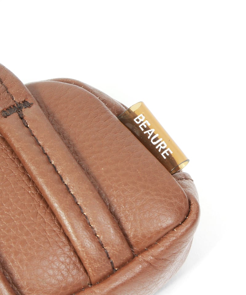 B-25407】 BEAURE レザー ミニ ボストン チャーム | BEAURE OFFI