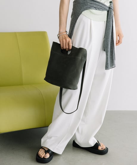 【B-26223】BEAURE ヌバック 2WAY ショルダー Bag