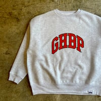 背番号が入るGHBPビッグシルエット クルーネック スウェット