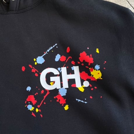 背番号が入るGHBPビッグシルエットスウェットパーカーwith ink