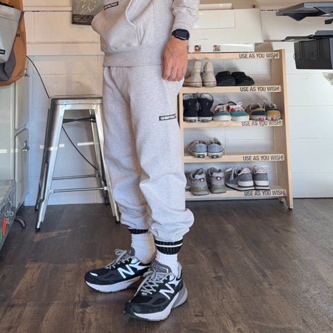ch!iiibag チーバック スウェットパンツ ループバックスウェットパンツ （Grey Melange）| Sunspel