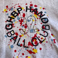背番号が入るGHBPビッグシルエットスウェットパーカーwith ink