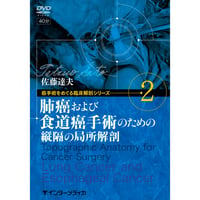DVD『癌手術をめぐる臨床解剖シリーズ　vol.2 肺癌および食道癌手術のための縦隔の局所解剖（40分）』