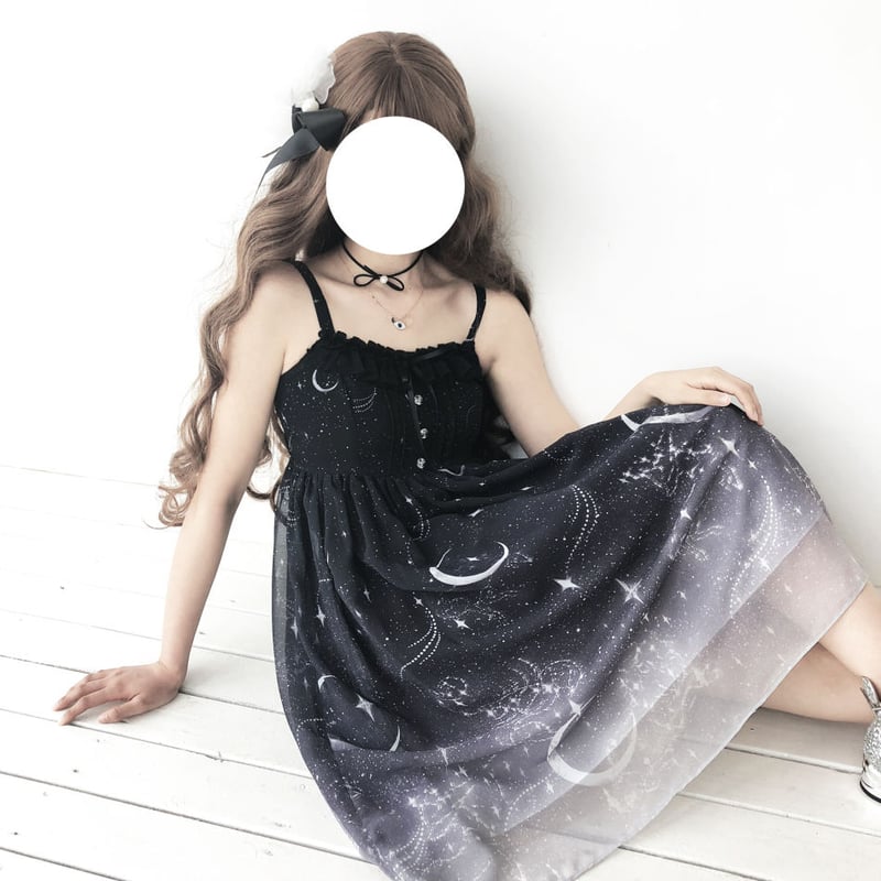 SALE】PrettyRockBaby 星夏夜ハイウェーストJSK | Rococo's C SALE】PrettyRockBaby 星夏夜ハイウェーストJSK | Rococo's C