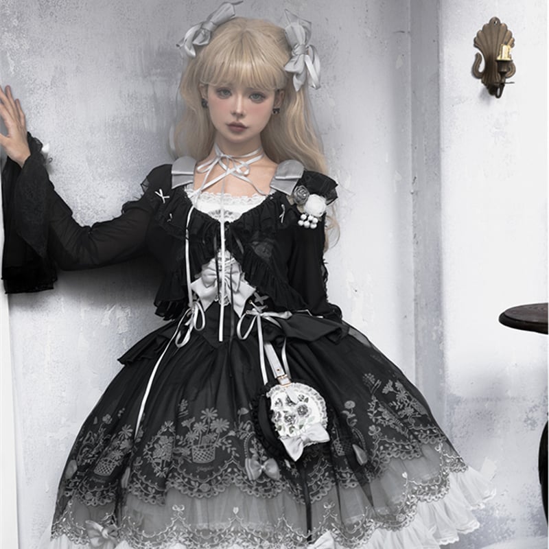 入荷済み「羊兰・四季の花々」ミドルジャンパースカート 入荷済み「羊兰・四季の花々」ミドルジャンパースカート