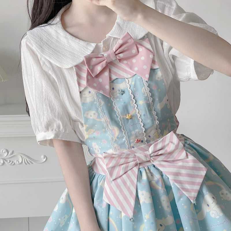 告白気球】シナモロールロリィタジャンパースカート アイテムセット