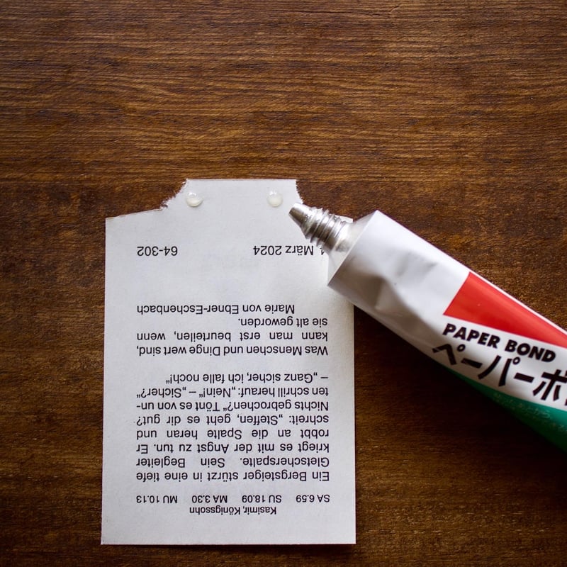 ペーパーボンド 貼ってはがせる不思議なボンド | WRITE&DRAW.