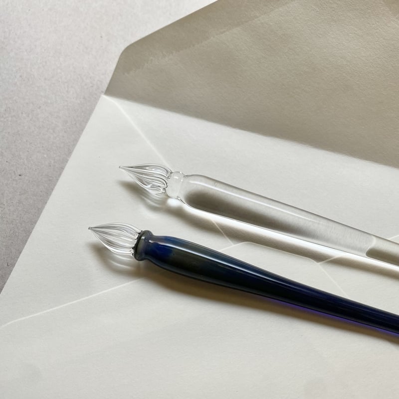 aun ガラスペン　マーブル ティール　F aun ガラスペン マーブル ティール F 【公式通販】