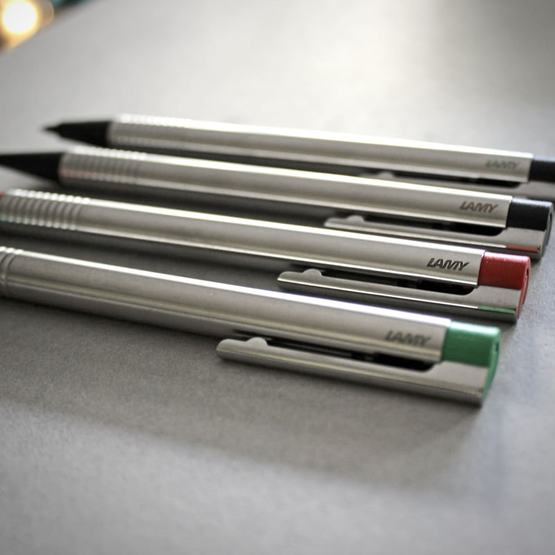 LAMY LOGO STAINLESS ボールペン/シャープペンシル | WRITE&DRAW.