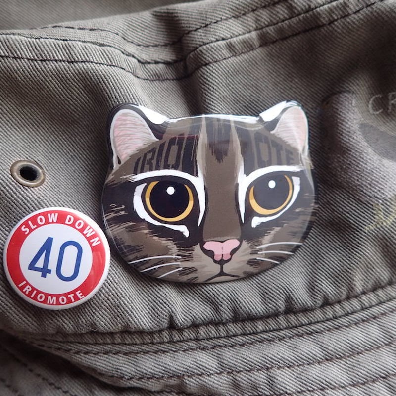 カンバッジセット『イリオモテヤマネコ＋40km/h』 | しまのなかま
