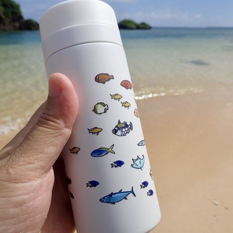 【らくがき海のIRIOMOTE Is. 30+α friends】サーモボトル　200ml