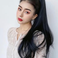クリップ式ストレートウィッグ