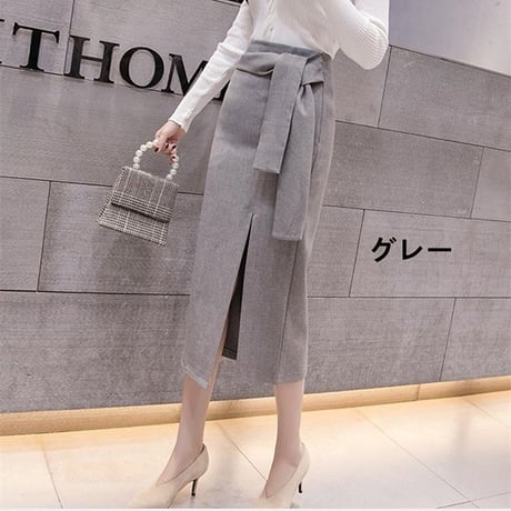 美ラインスリットタイトスカート
