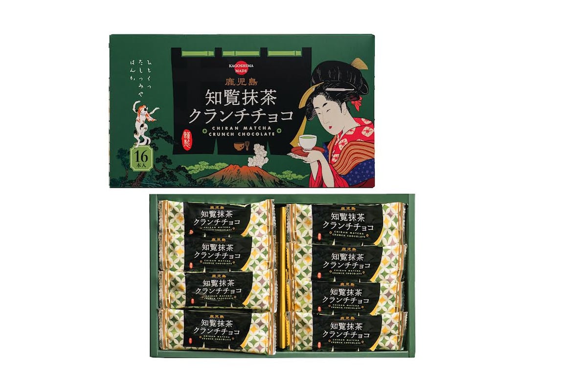 新発売】知覧抹茶クランチ16本入り/MBCラジオで紹介 | 山福製菓お