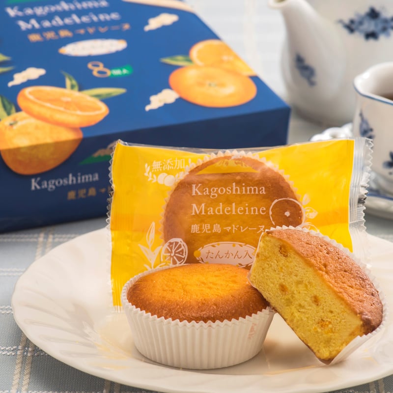 鹿児島マドレーヌ（たんかん入） | 山福製菓お取り寄せ通販サイト