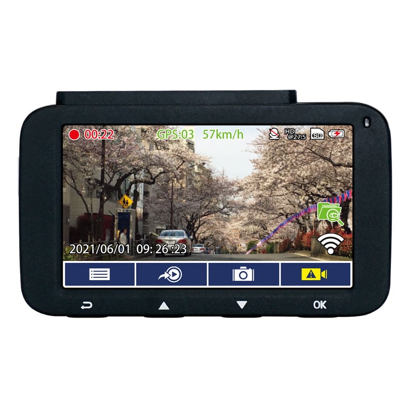 innowa Journey S ドライブレコーダー フルHD Wi-Fi 160度広角 GP