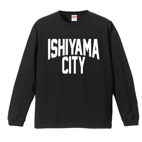 【red it】ISHIYAMA CITY 長袖Tシャツ ブラック