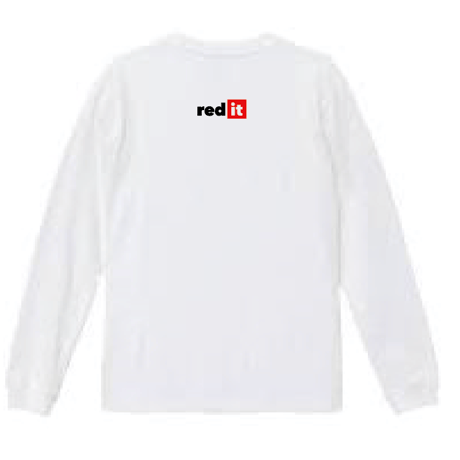 【red it】ISHIYAMA CITY 長袖Tシャツ ホワイト