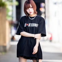 【ユーストン】ユーストン×ISHIYAMA CITY Tシャツ【ブラック】