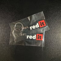 【red it】ラバーキーホルダー