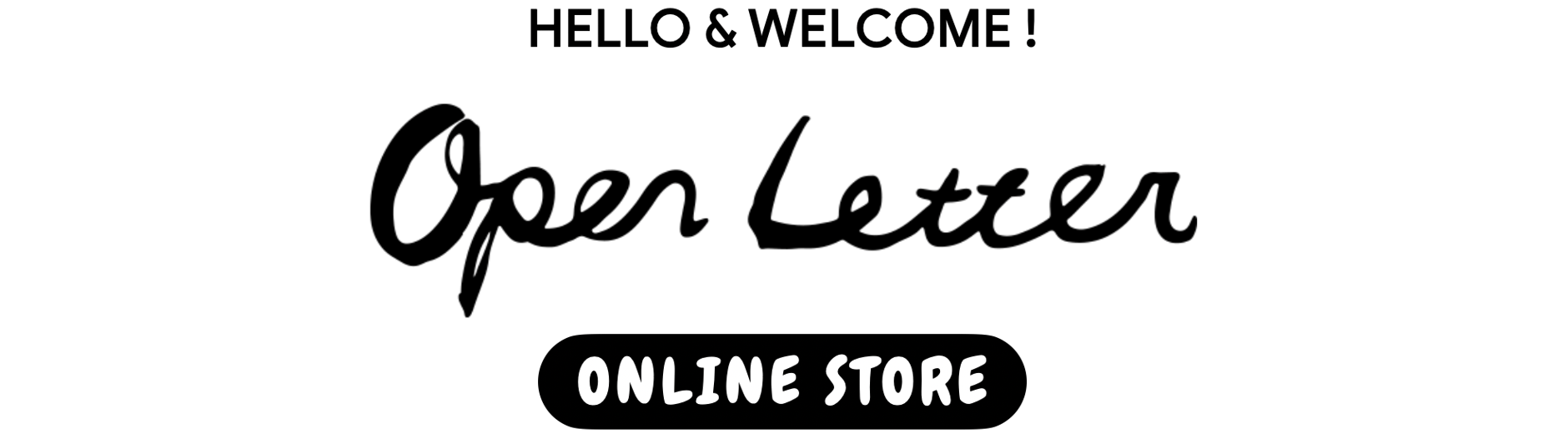 Open Letter Online Store
