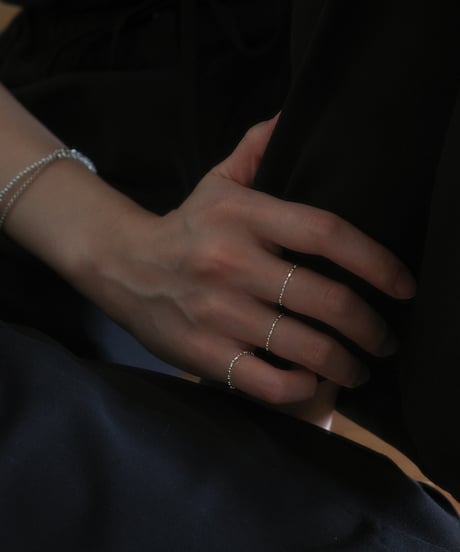 3set ball chain ring