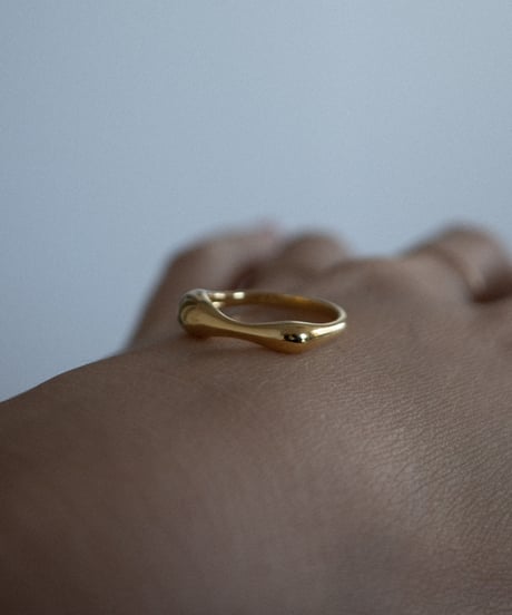 2round ring gold