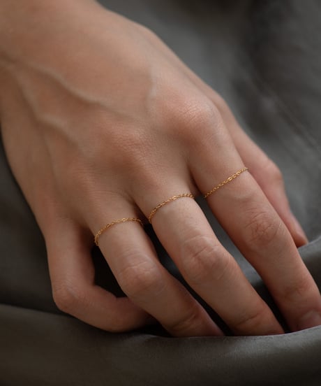 <単品販売>set chain ring gold