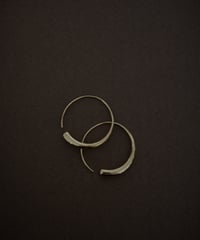 drop hoop s pierce gold