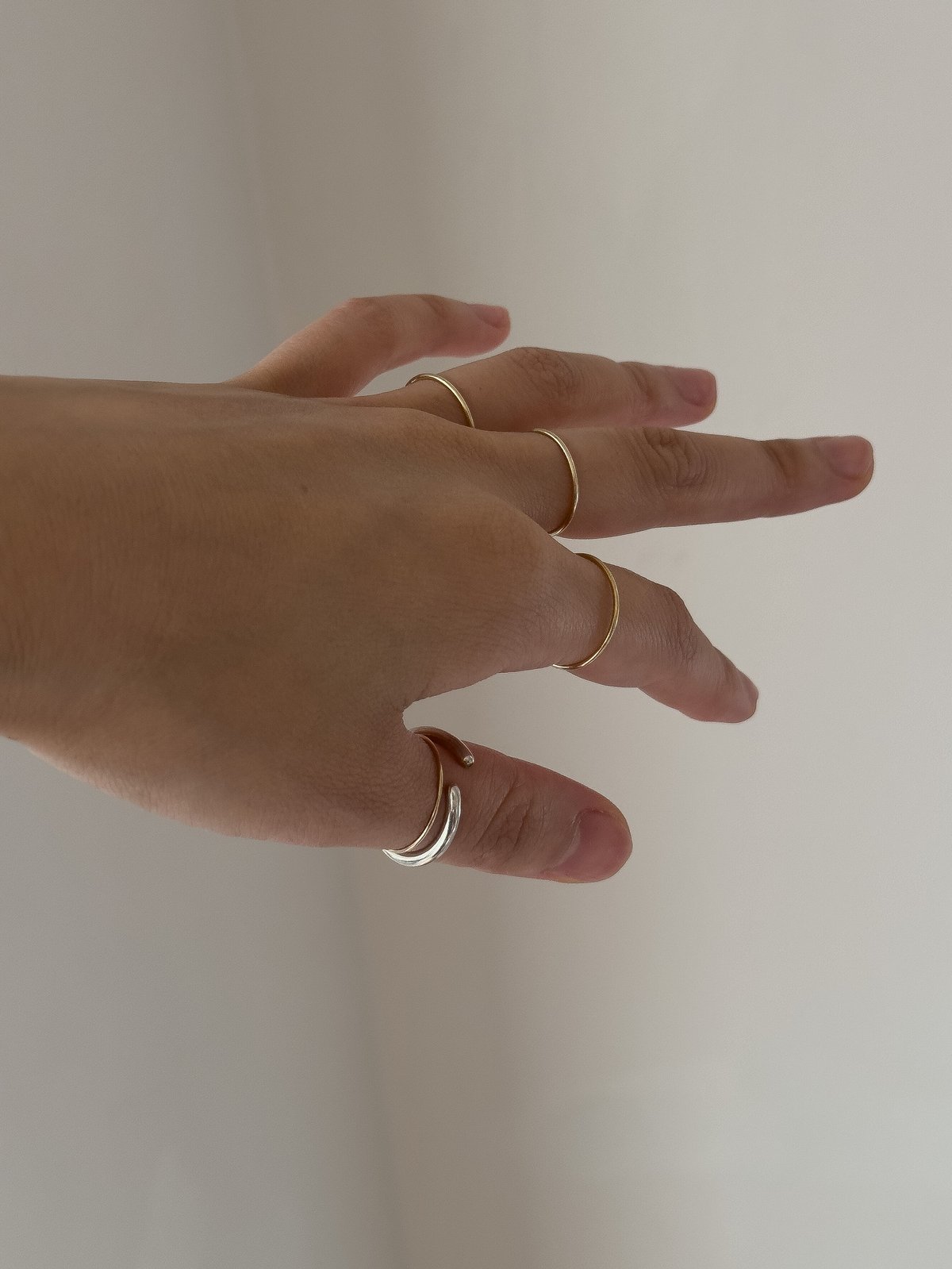 3set ring gold | unique