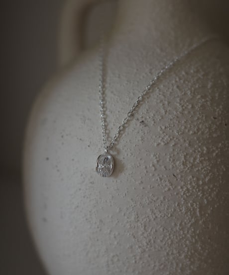 cz oval chain necklace