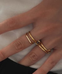 3 CO ring gold