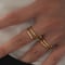 3 CO ring gold