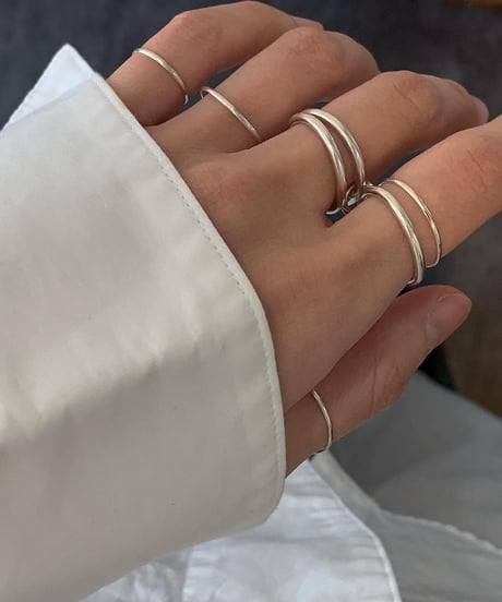 5 set ring silver