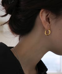 hoop pierce ss gold