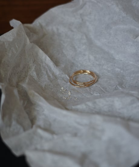 3diamond gold ring