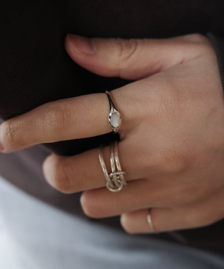 oval shell ring