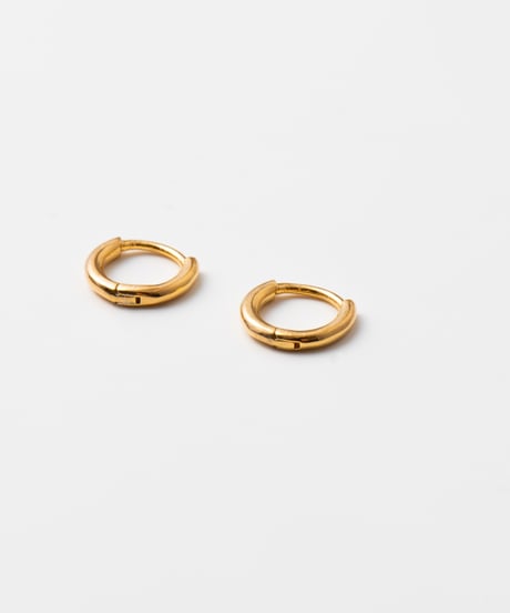 t n hoop pierce SS gold