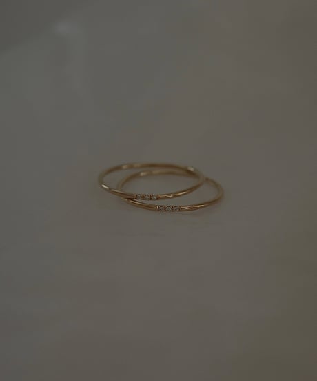 3diamond gold ring